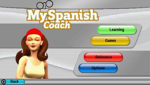 My Spanish Coach screenshot 3 for PSP